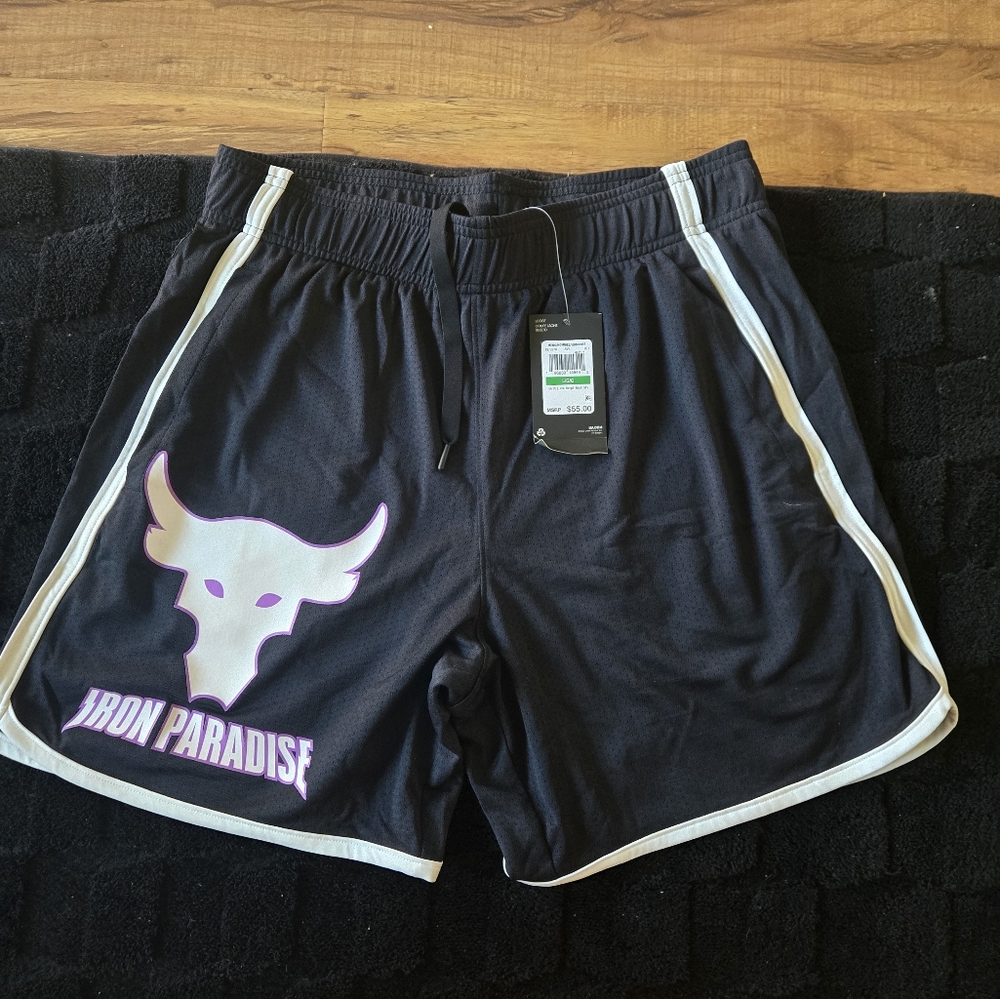 Under Armour X Iron Paradise Men's Shorts Lg